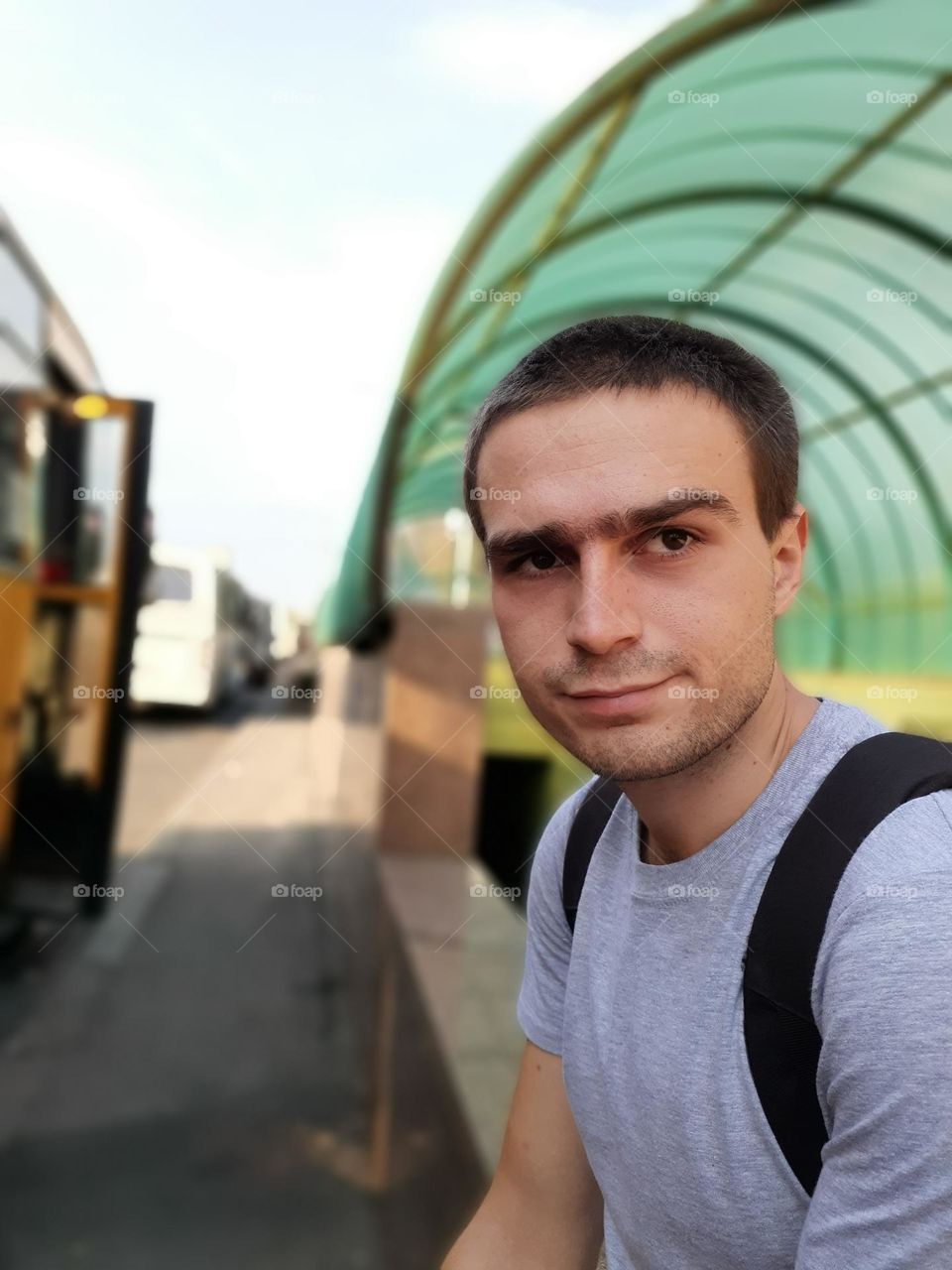 Portrait of an angry man