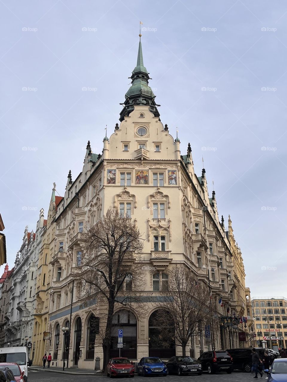 Beautiful winter day in Prague