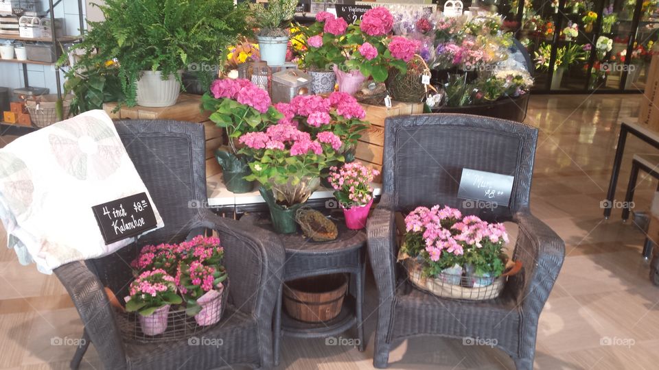 flower store decor