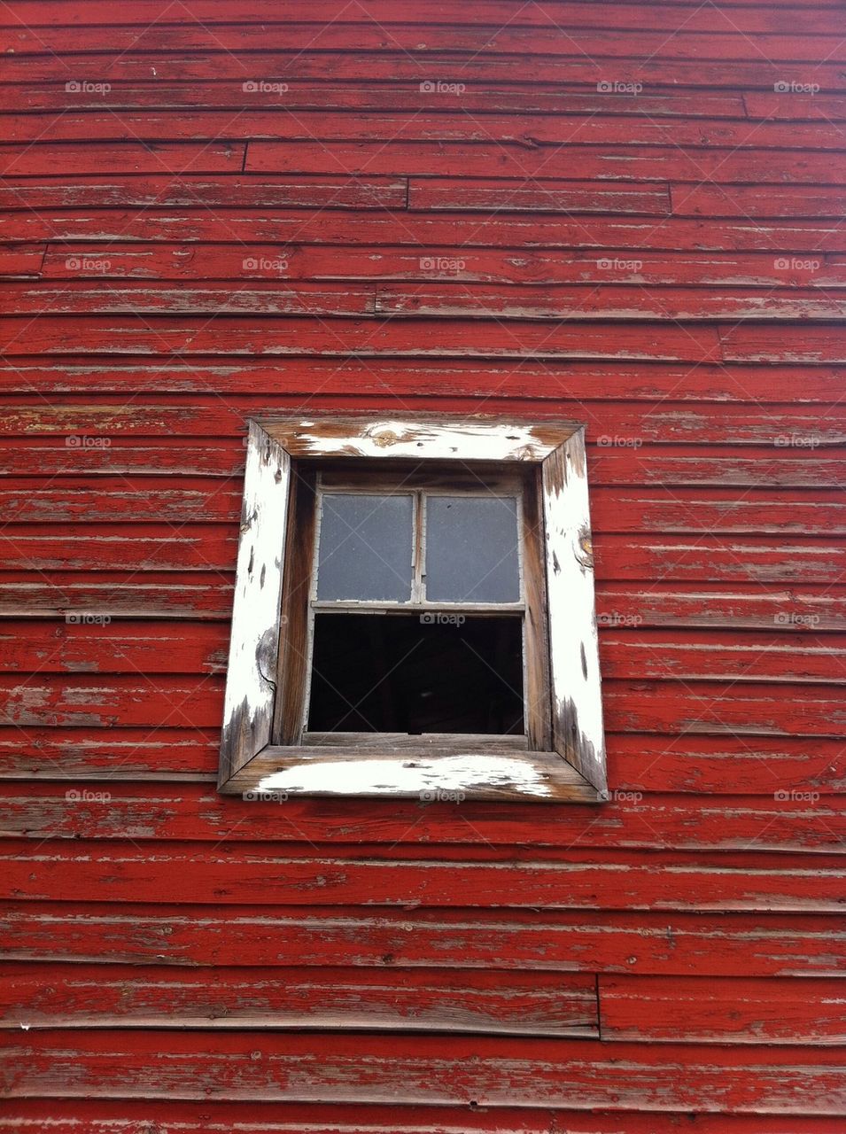 Old barn window