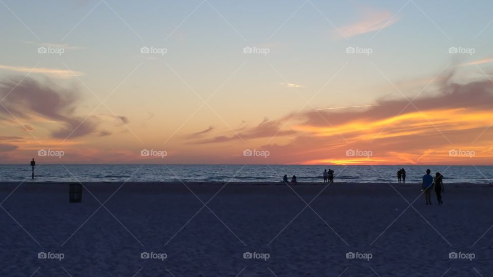 Sunset Clearwater Beach FL