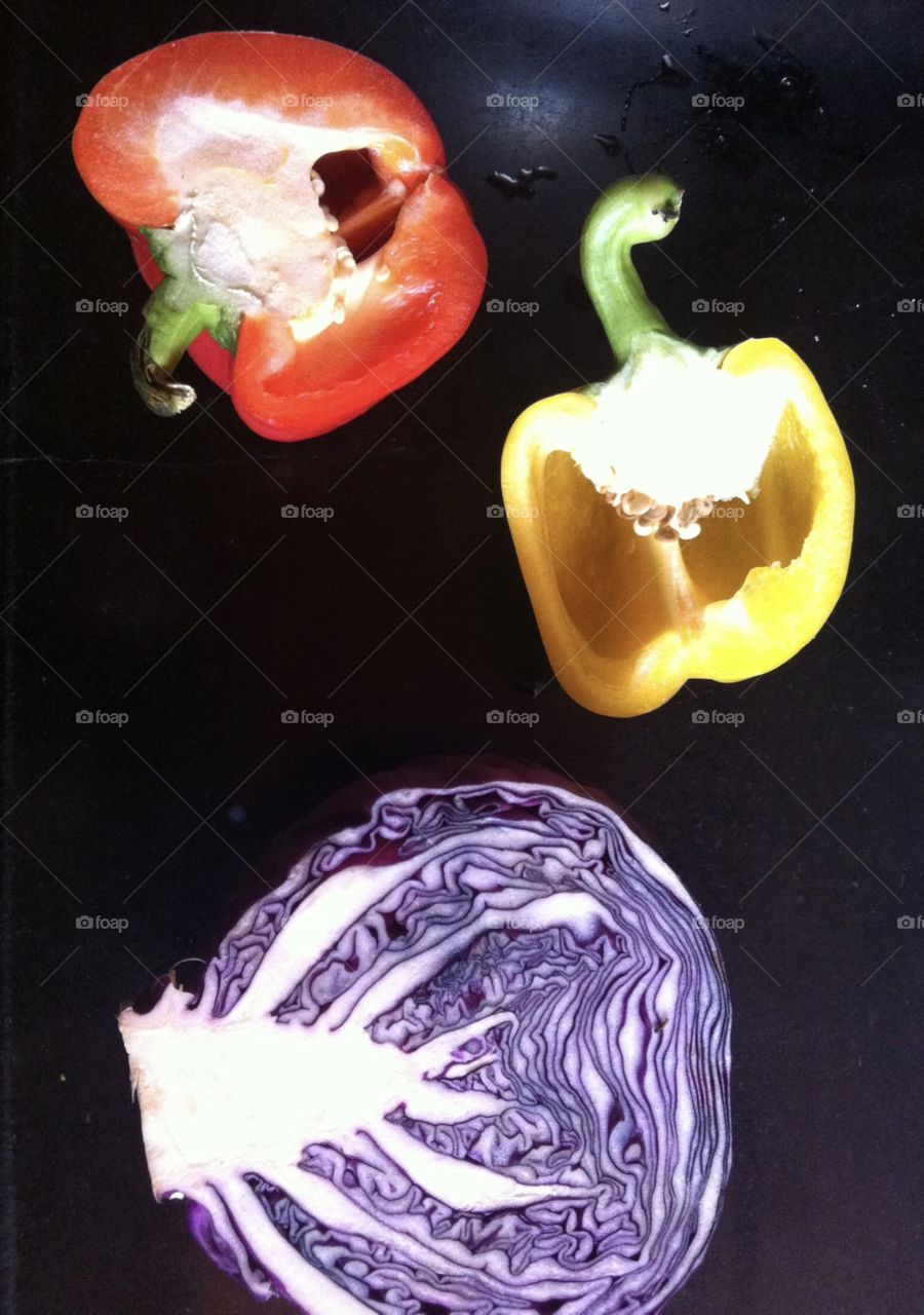 Colourful vegetables 