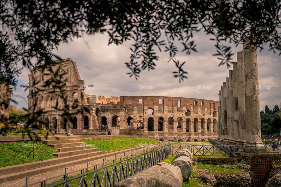Rome's most famous amphitheater Colosseum