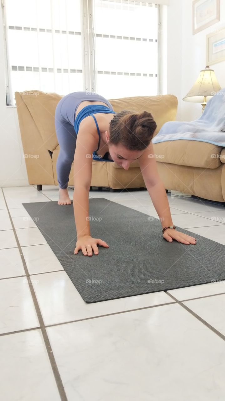 yoga at home