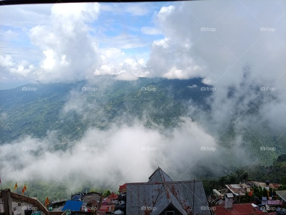 viewing from top kanchanjunga