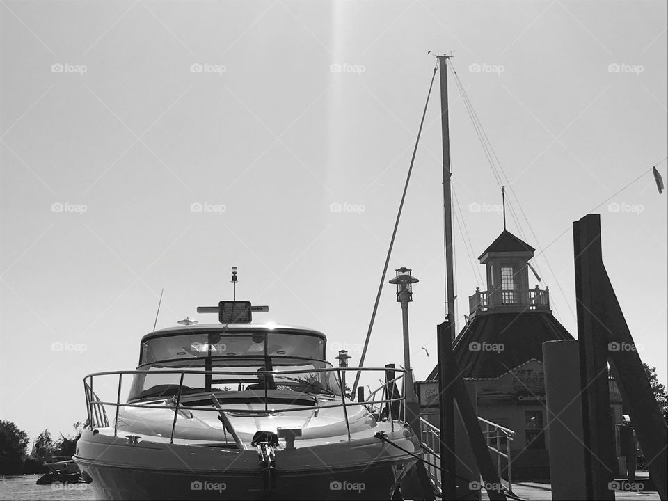 Boat silhouette
