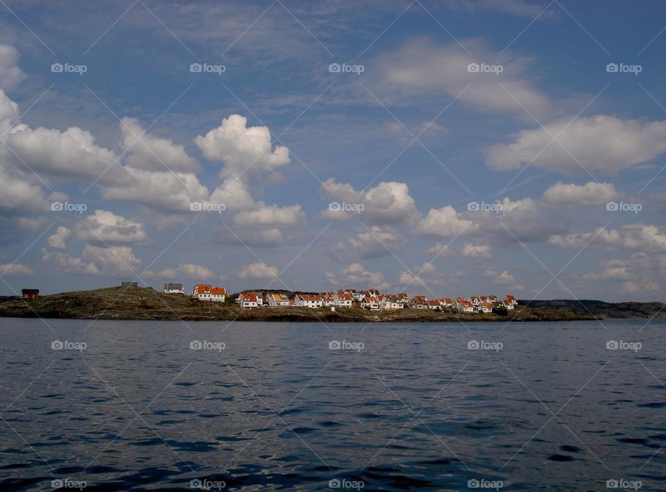 landscape ocean sky clouds by maack