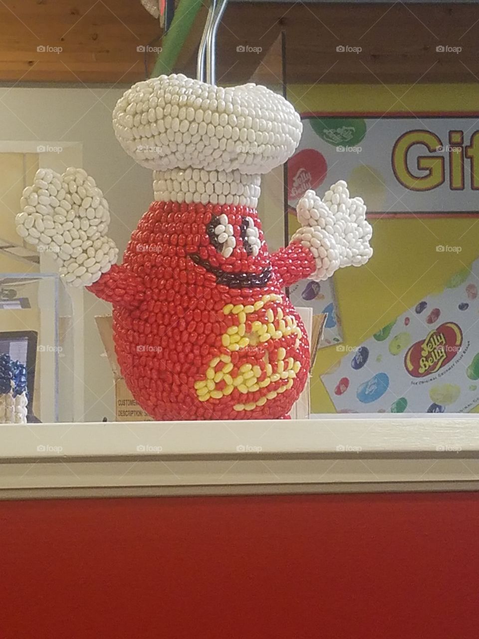 Jelly Belly mascot.