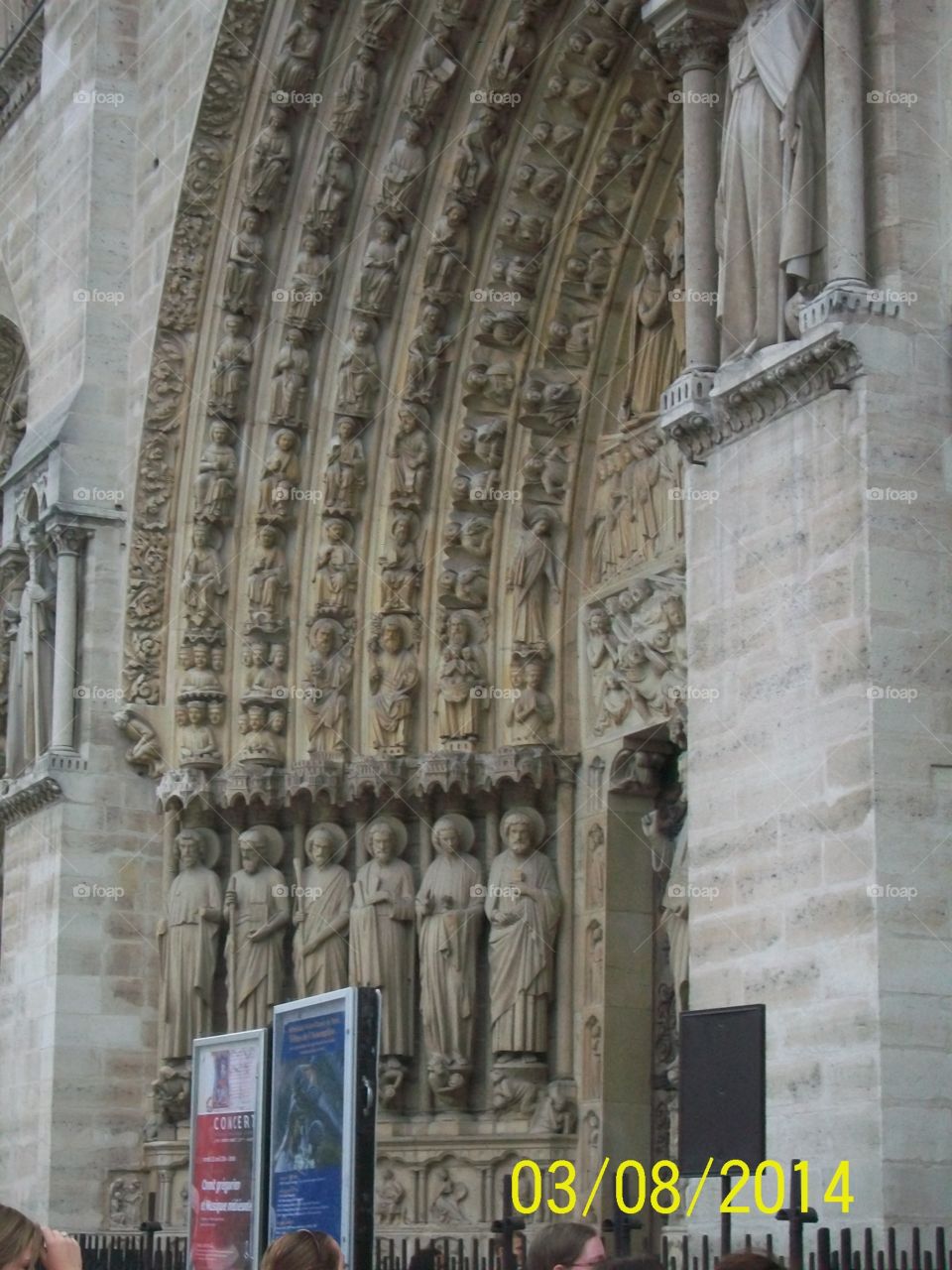 Notre Dame architectural details