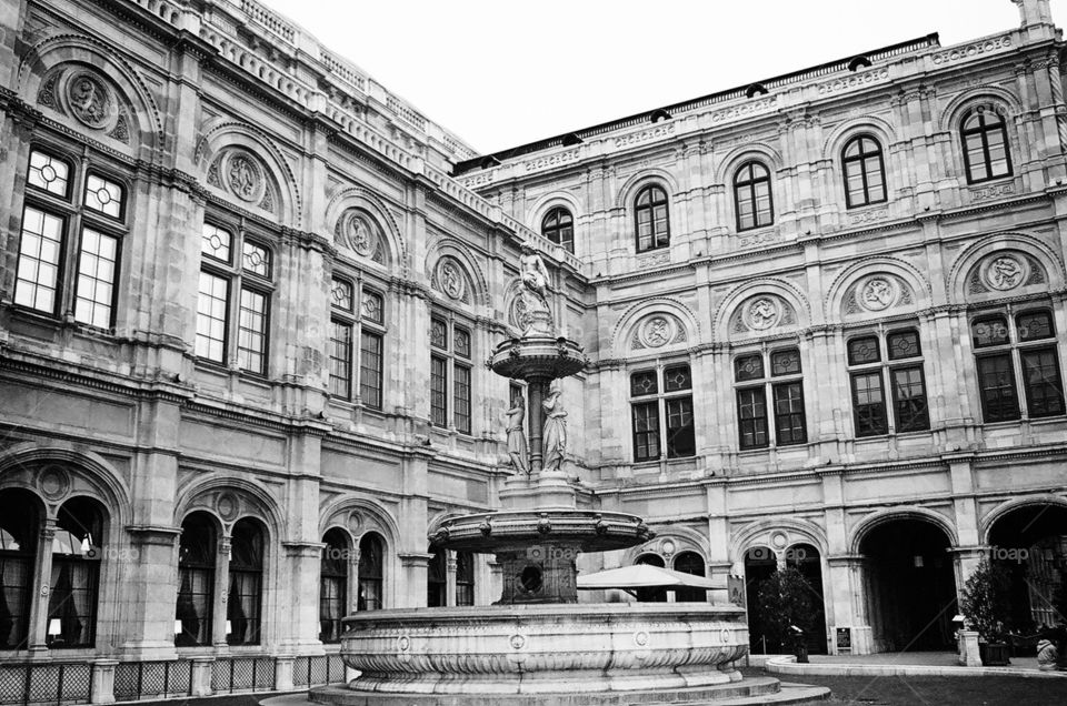 Opera House Fountain, Vienna, Austria