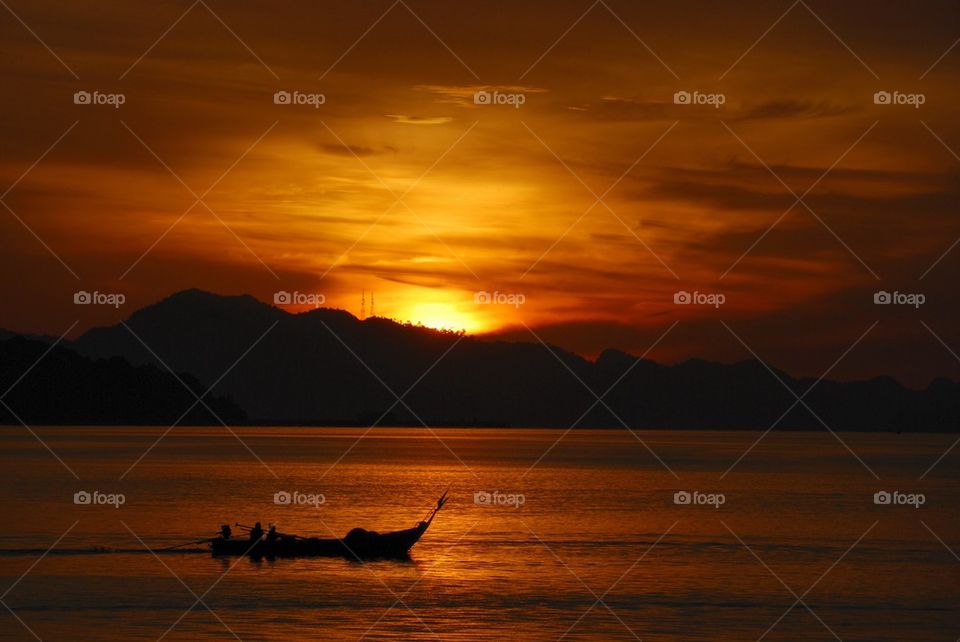 Sunset at Porto Malai