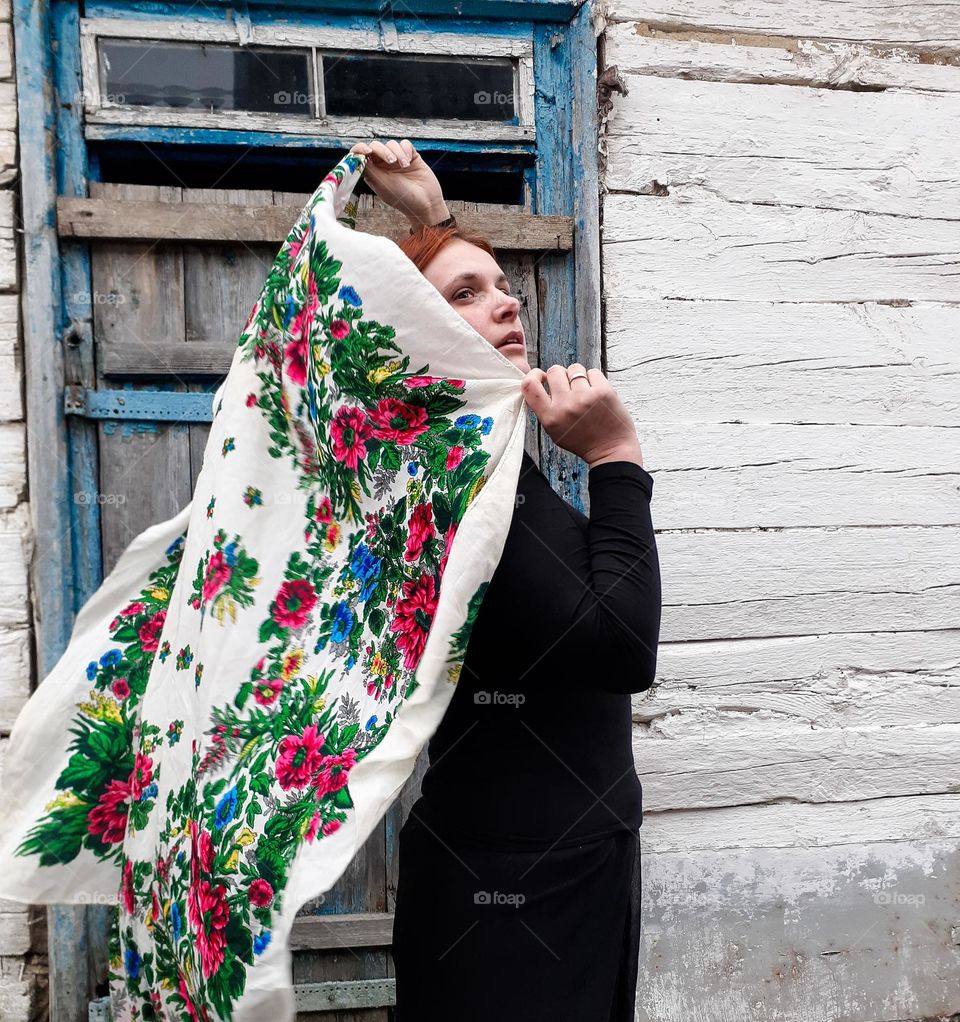 Ukrainian headscarf is a protection of the female gender