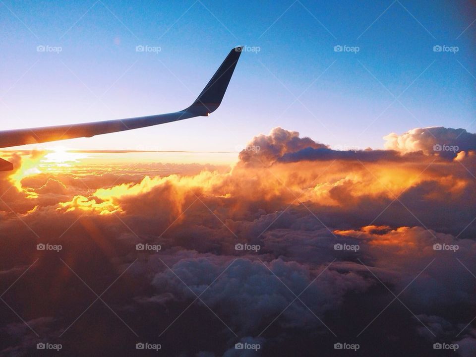 Plane clouds