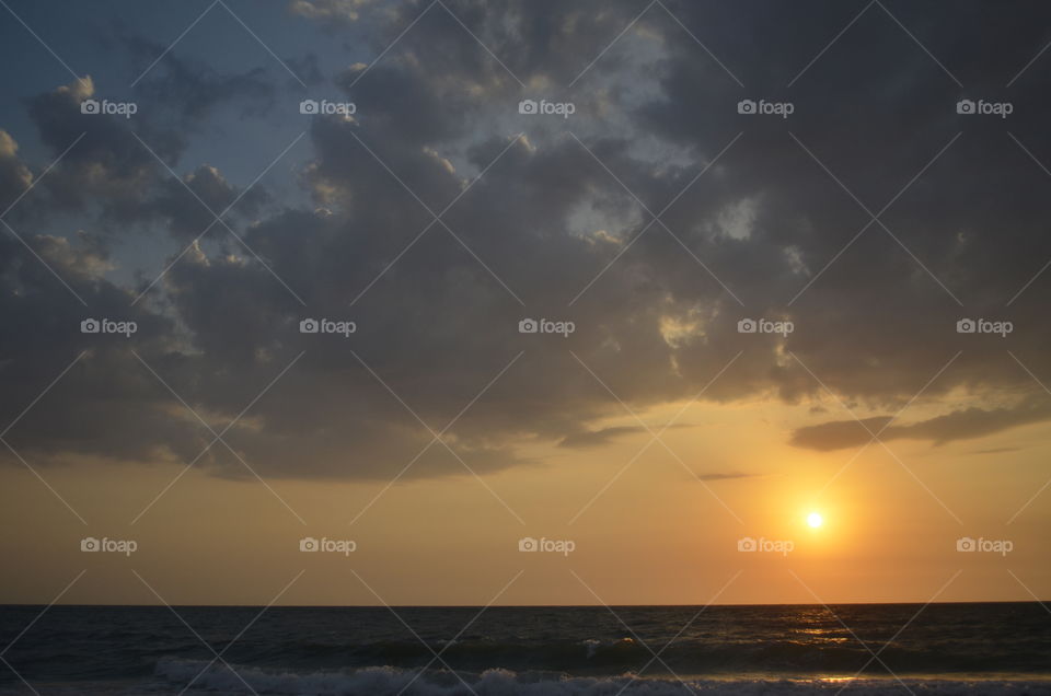 Sunset on the Ocean