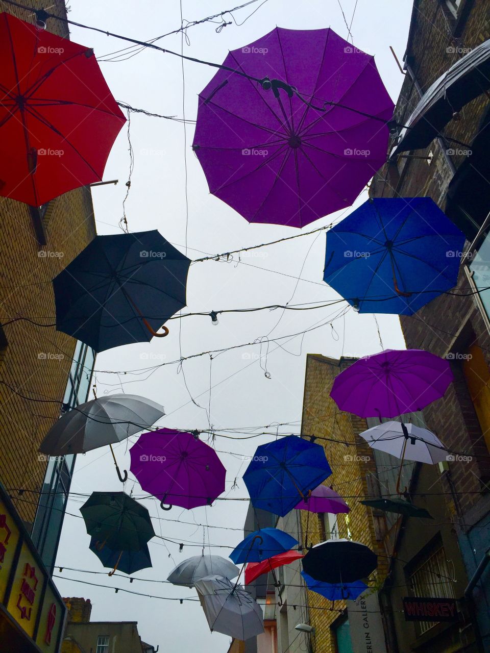 Umbrellas in Ireland 