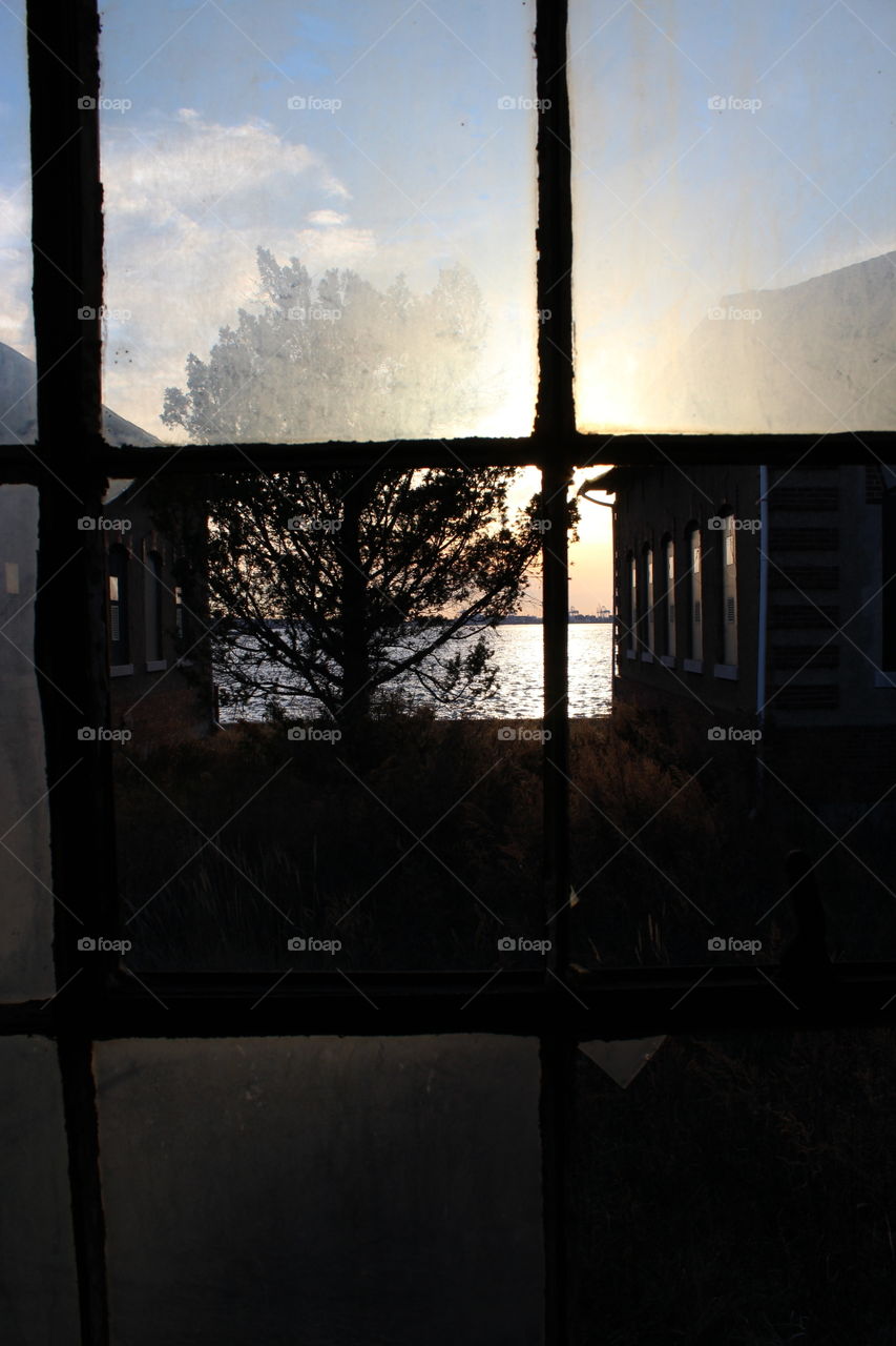 Ellis island window 