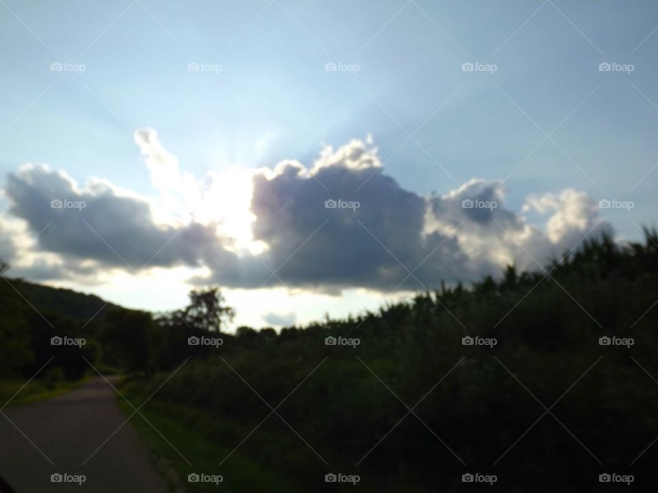 Clouds in the Sky way up High