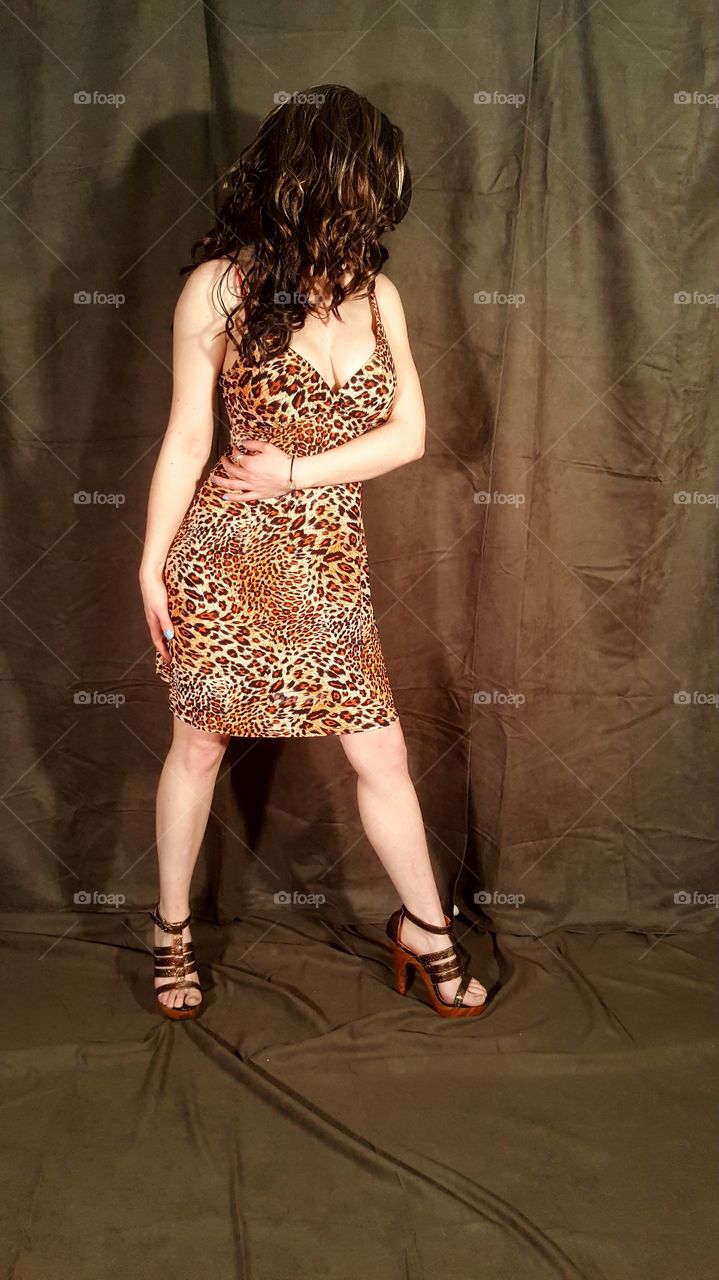 Leopard print dress!