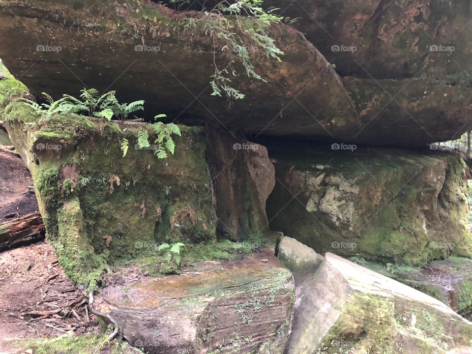 Rock formation Hocking Hills
