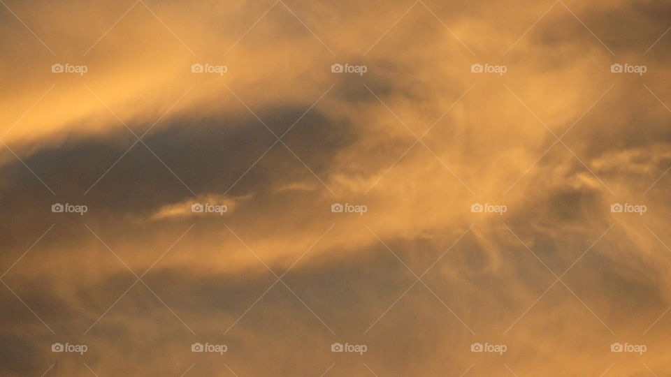 Clouds at sunset