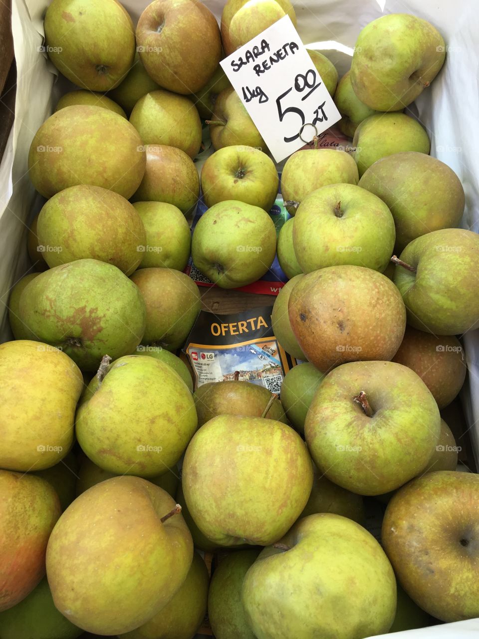 Natural, organic apples in Poland