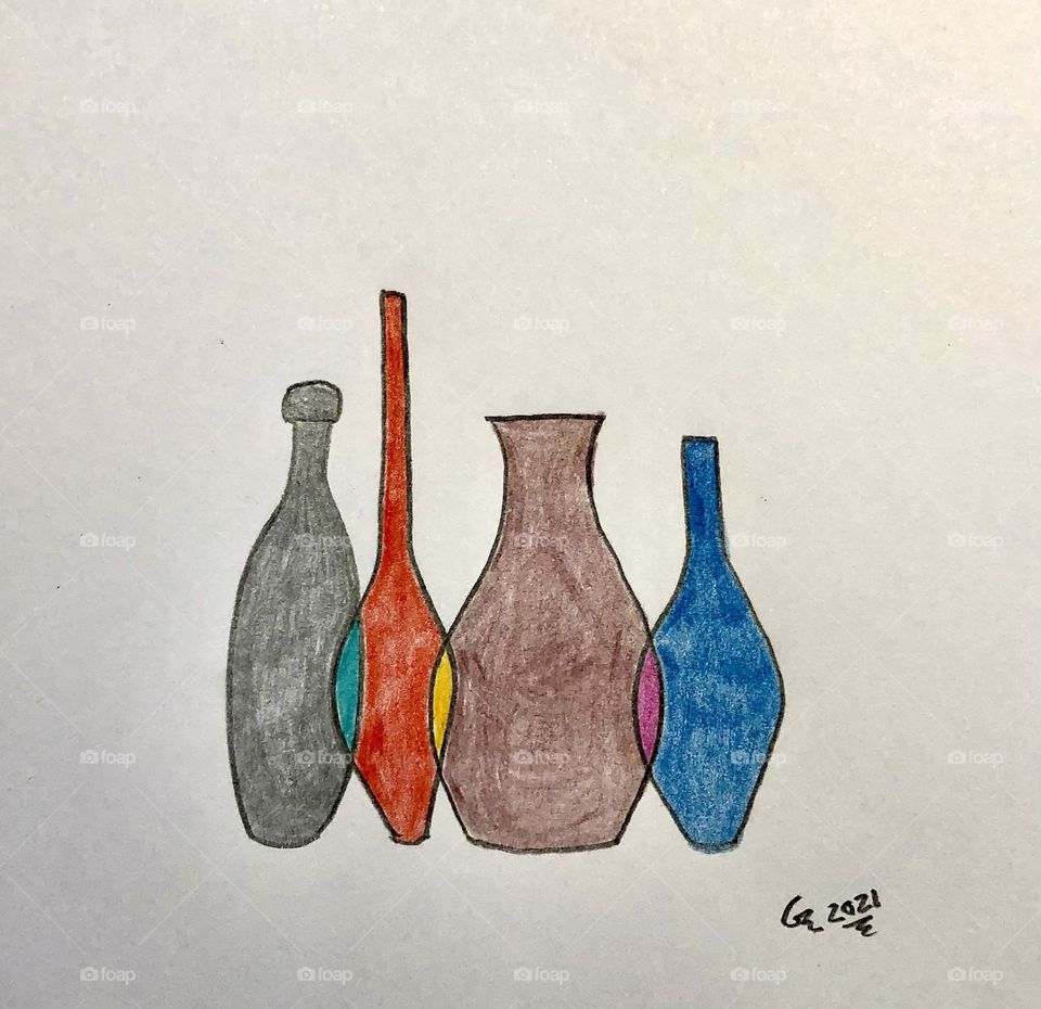 Mid Century Vases