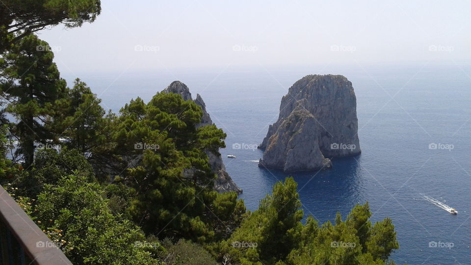 The faraglioni of Capri