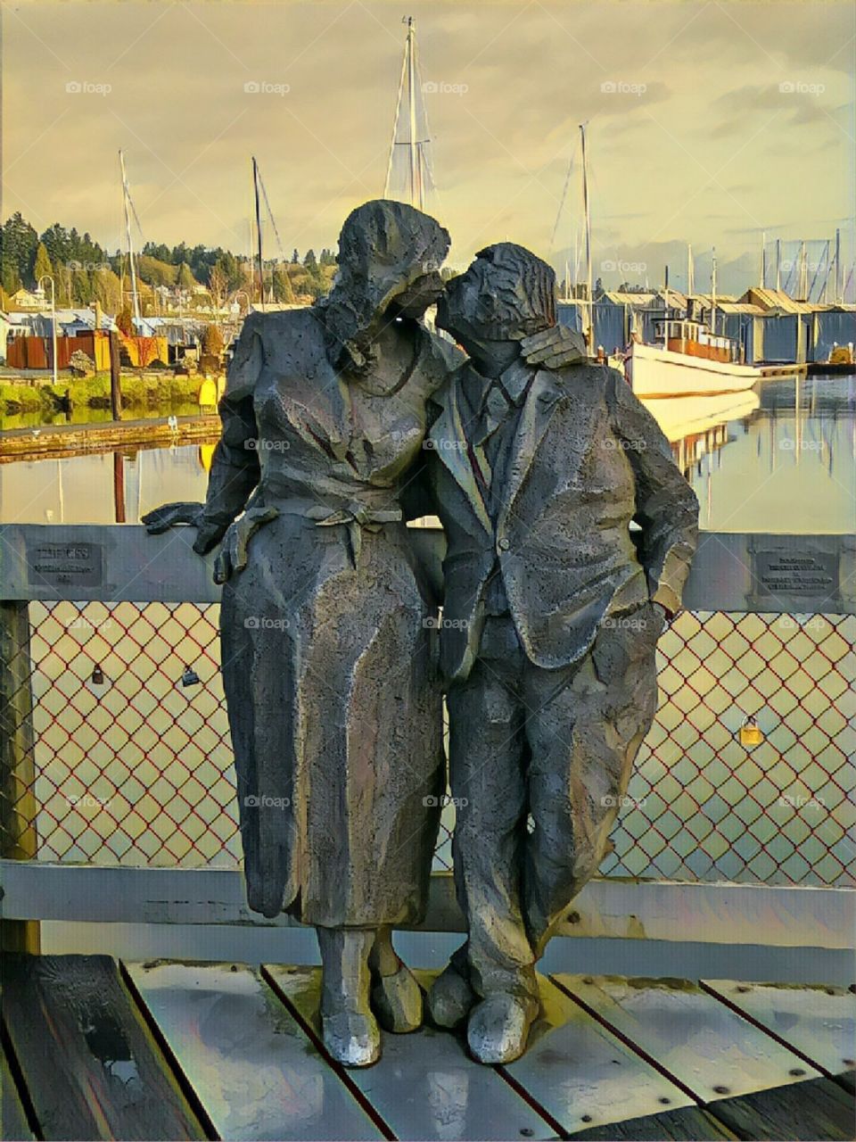 the Kiss in Port of Olympia