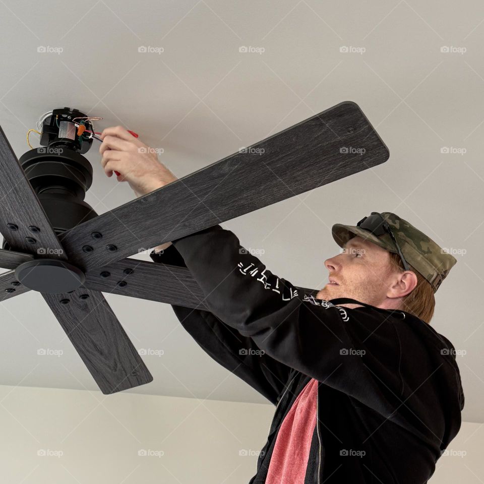 Installing Ceiling Fan