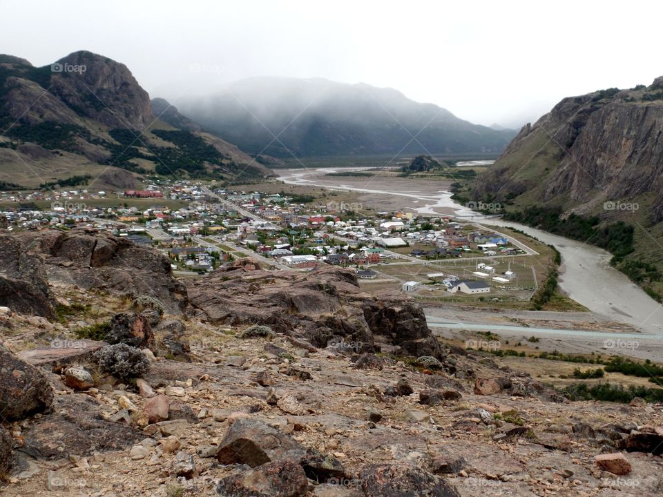 El Chalten desde arriba