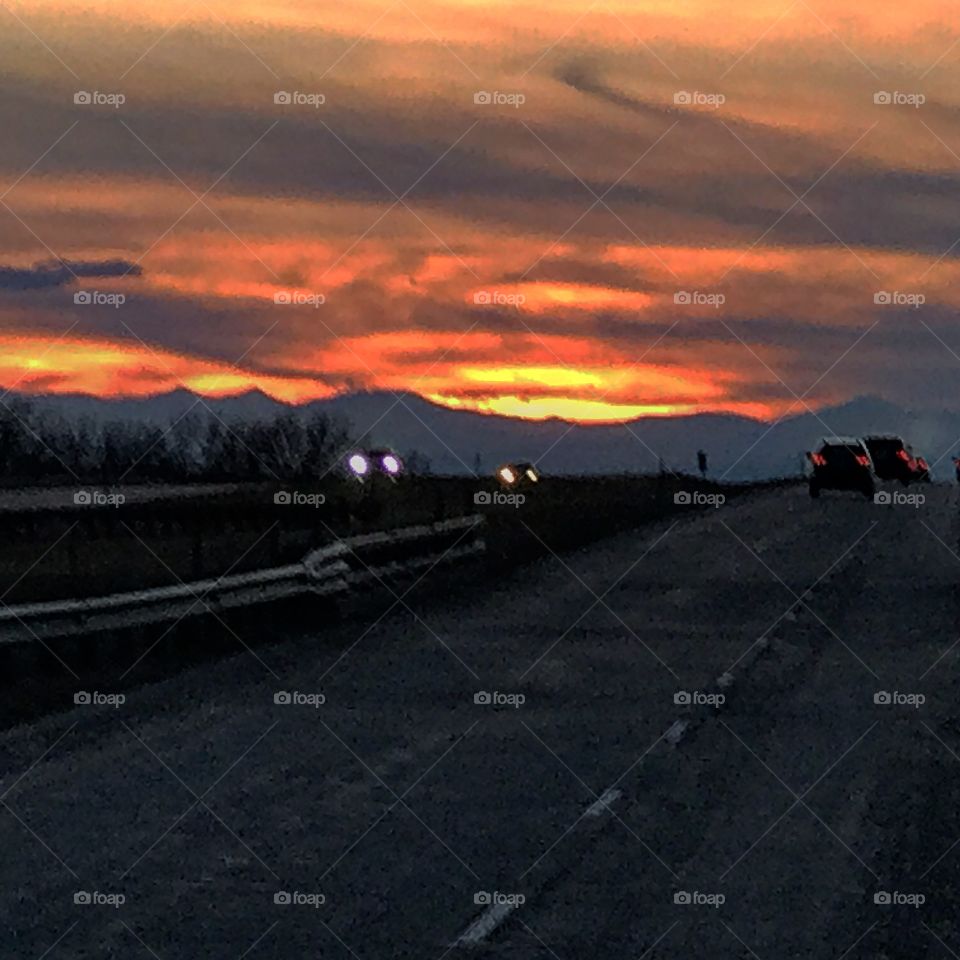 Sunsets and sunrises 