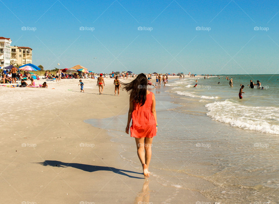 walk on the beach