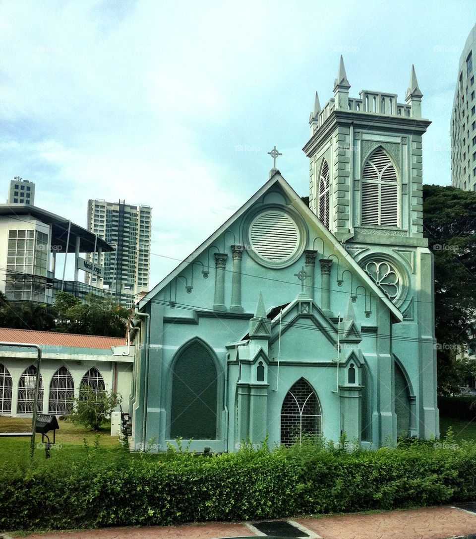 travel church old tourist by thepostman