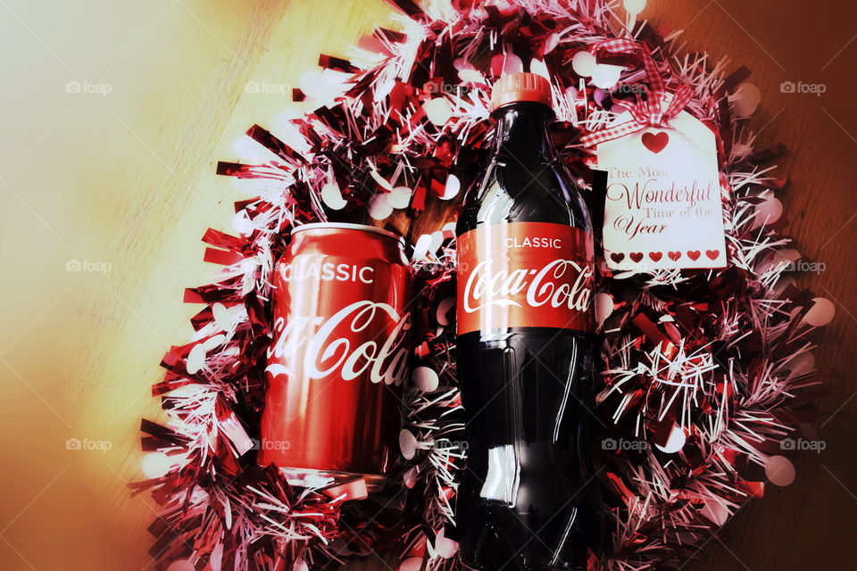 Christmas and coke