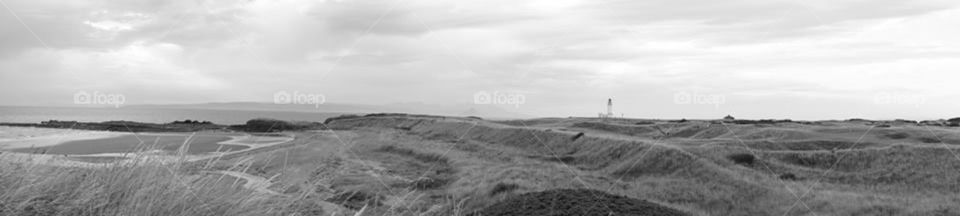 beach light house golf course tunbry by l.mcquater