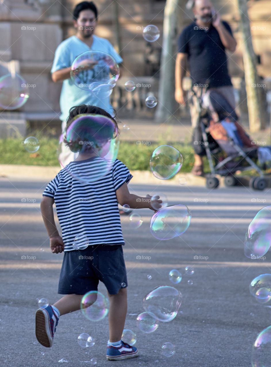 Enjoying Bubbles