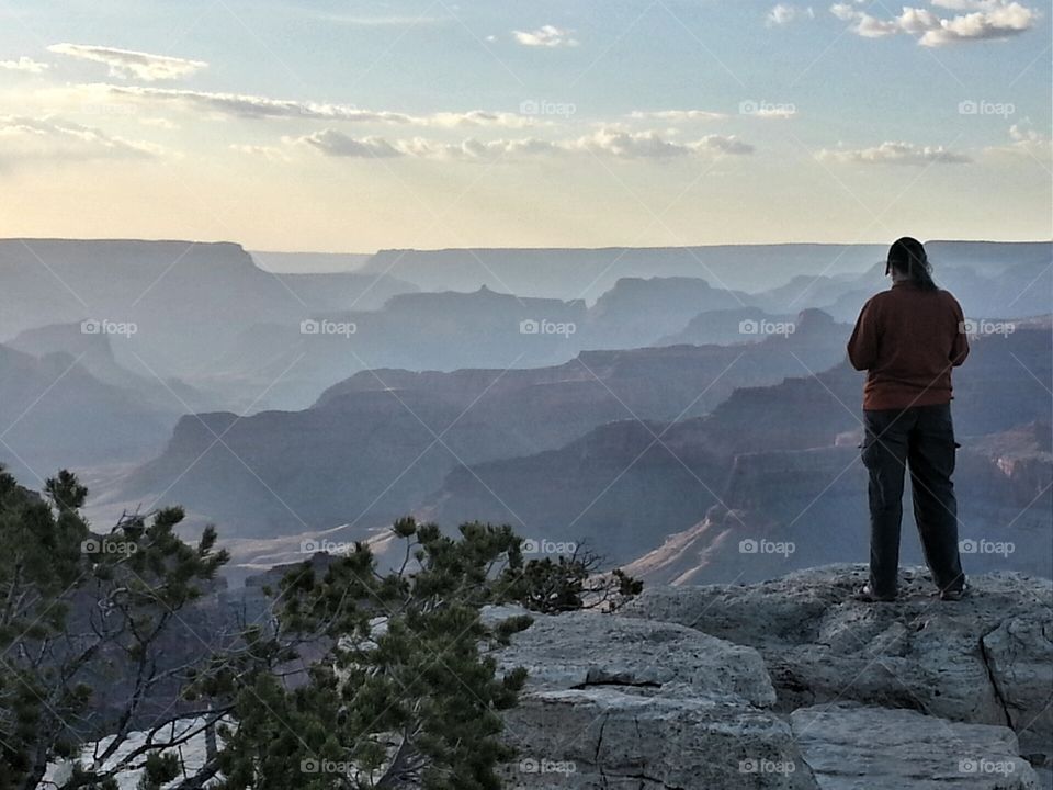 On the edge. Visiting the Grand Canyon