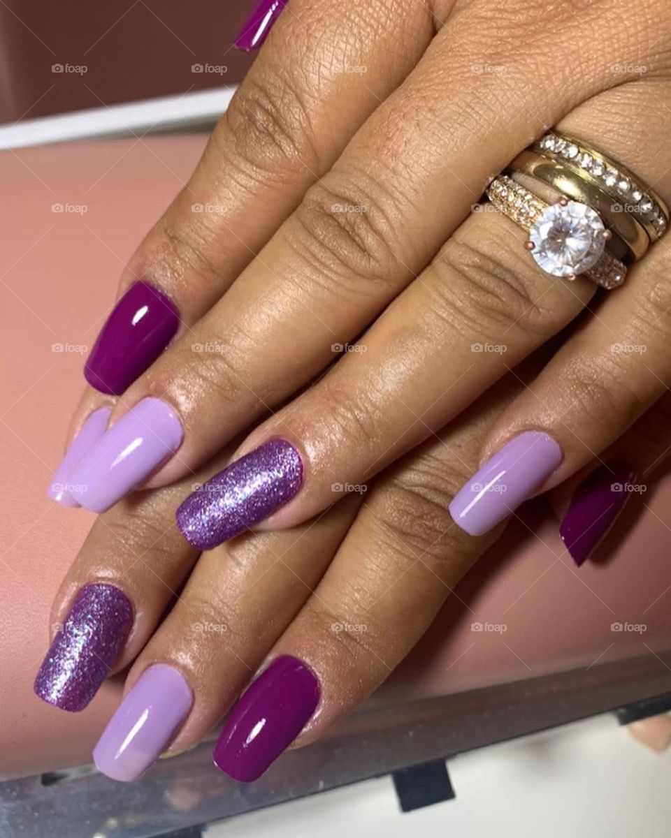 explosion of colors on the nails