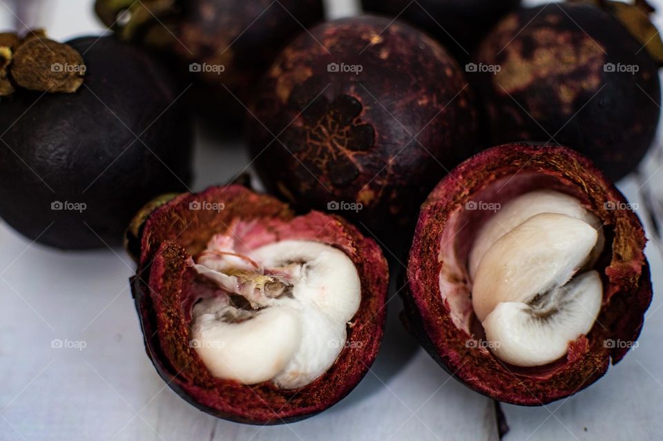 Mangosteen! I miss southeast asian fruits!