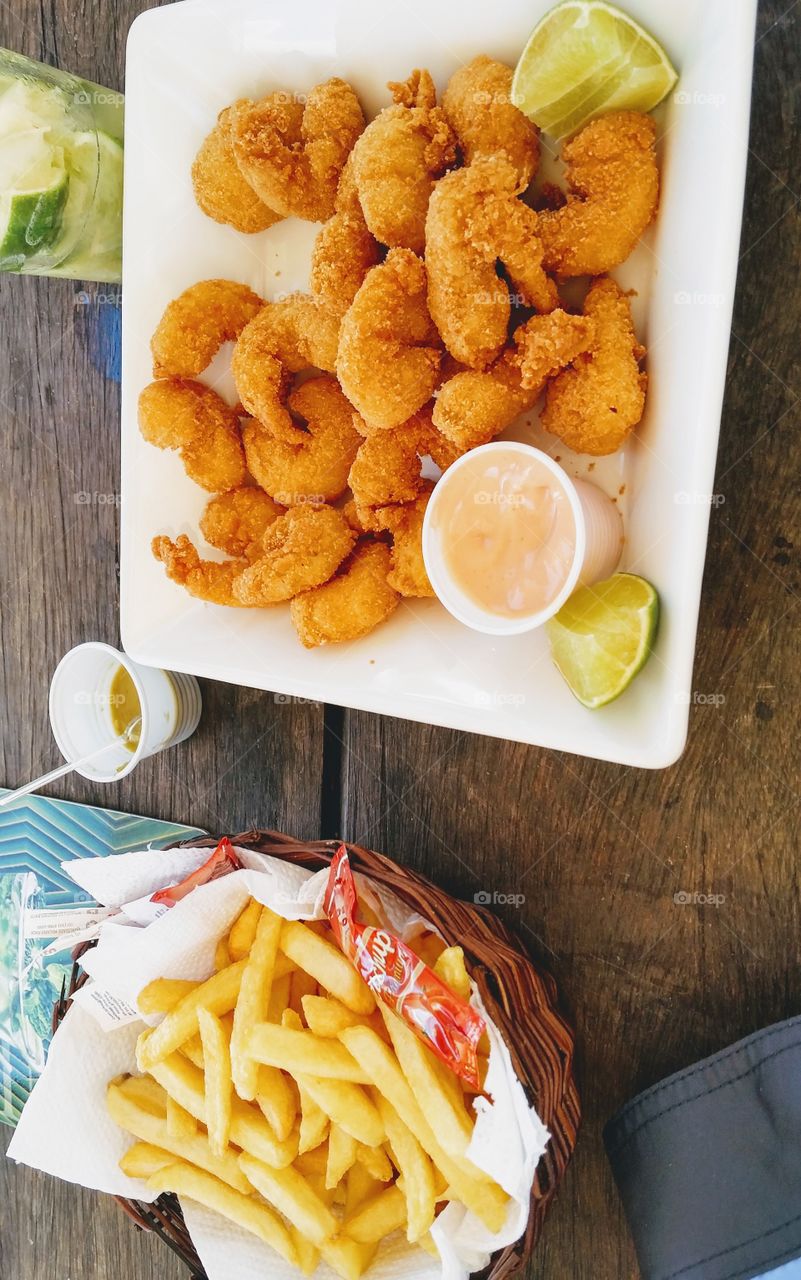 shrimps & fries