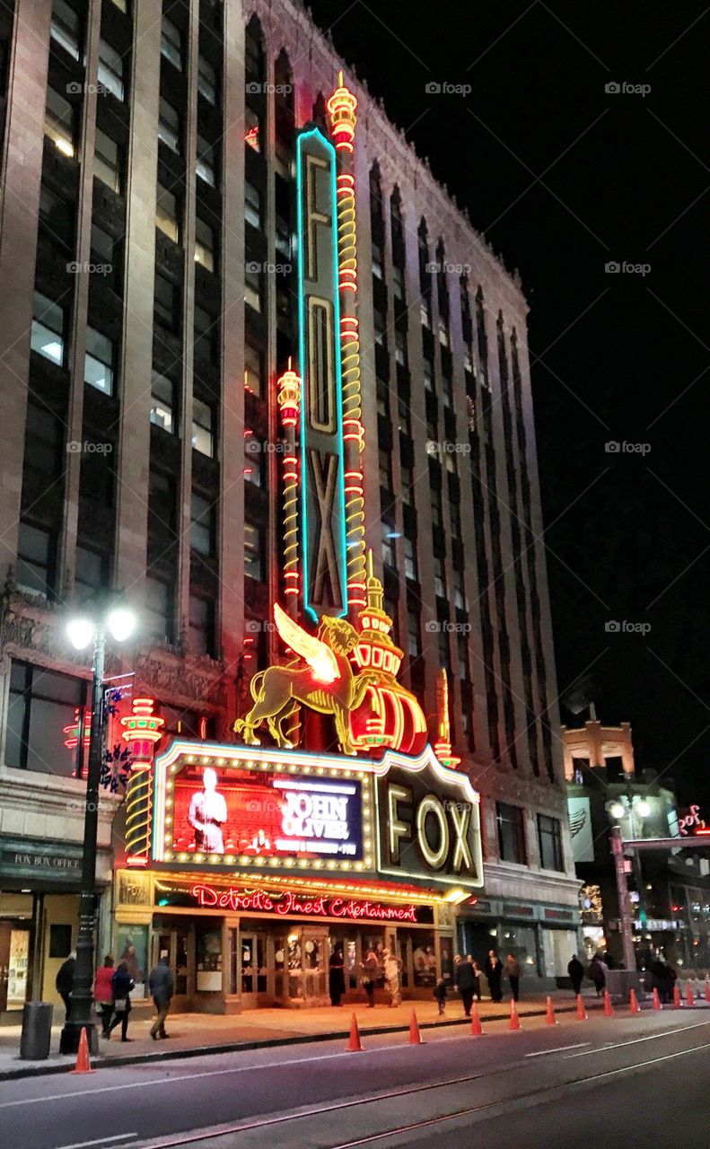 Fox Theater, downtown Detroit