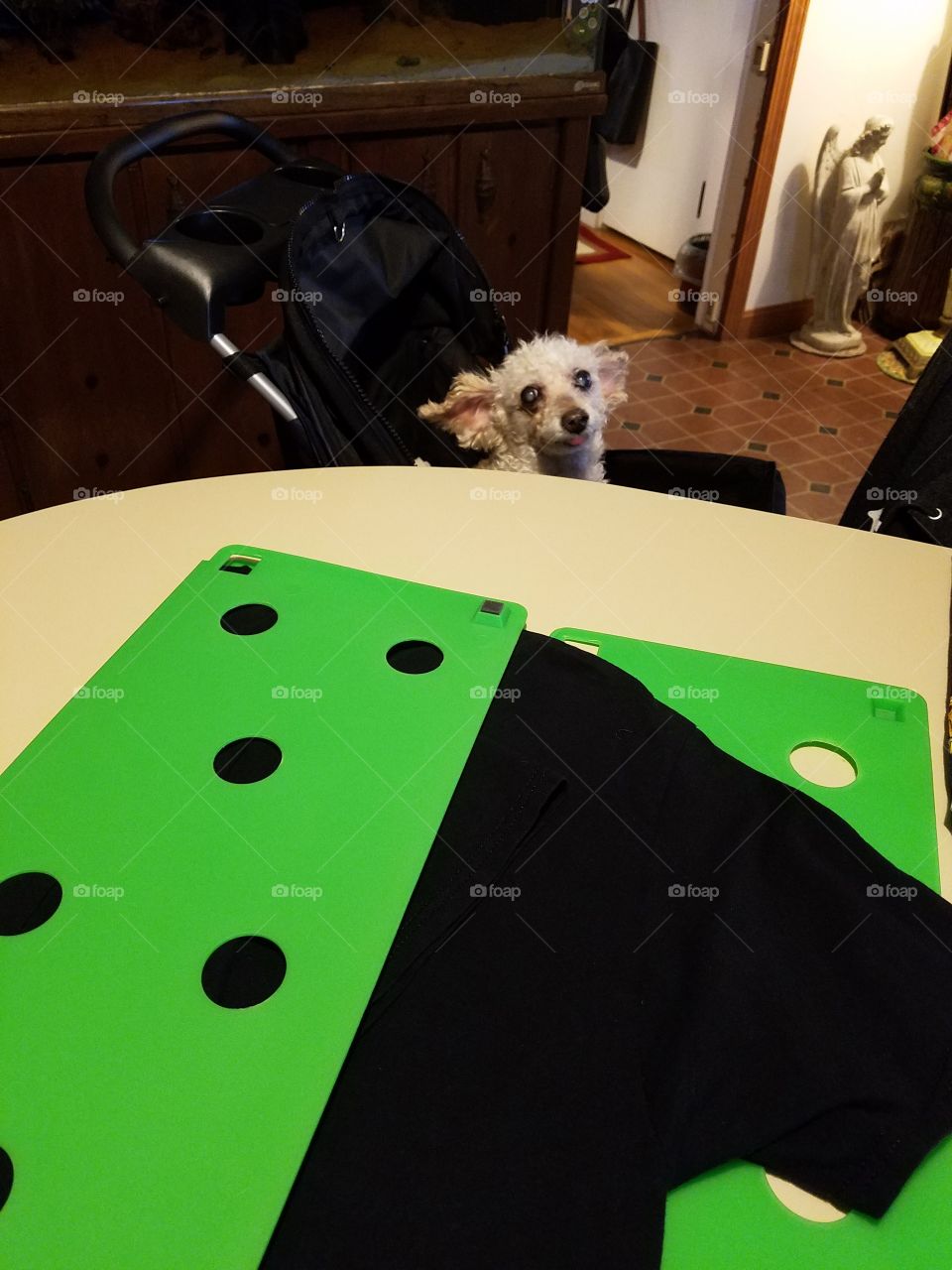 Green color story - folding board