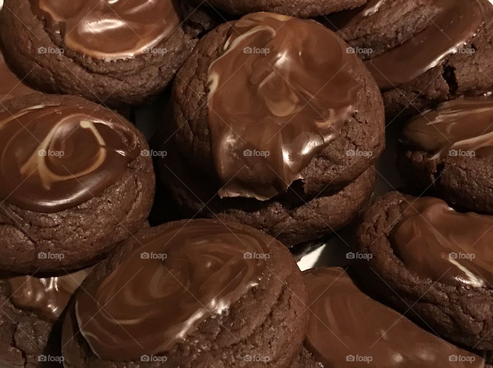 Mint Chocolate Cookies