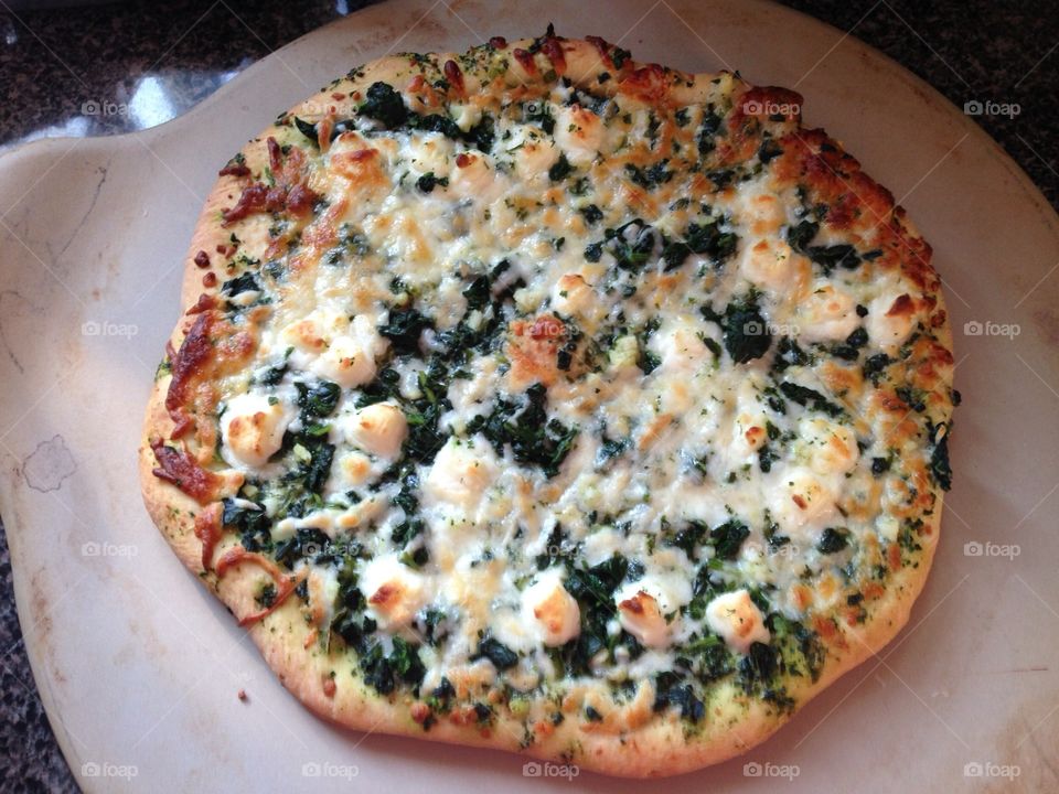 Close-up of pizza