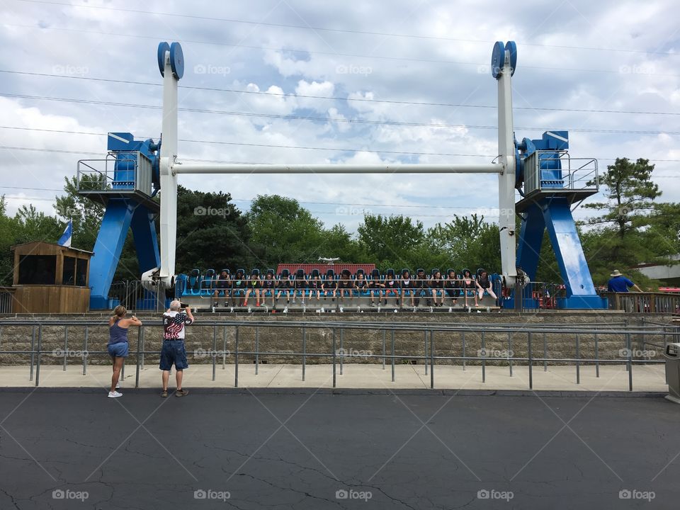 Ride at Adventureland in Altoona, Iowa. 