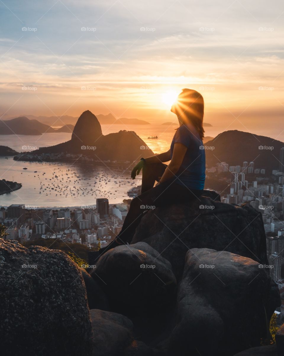 Rio de janeiro sunrise