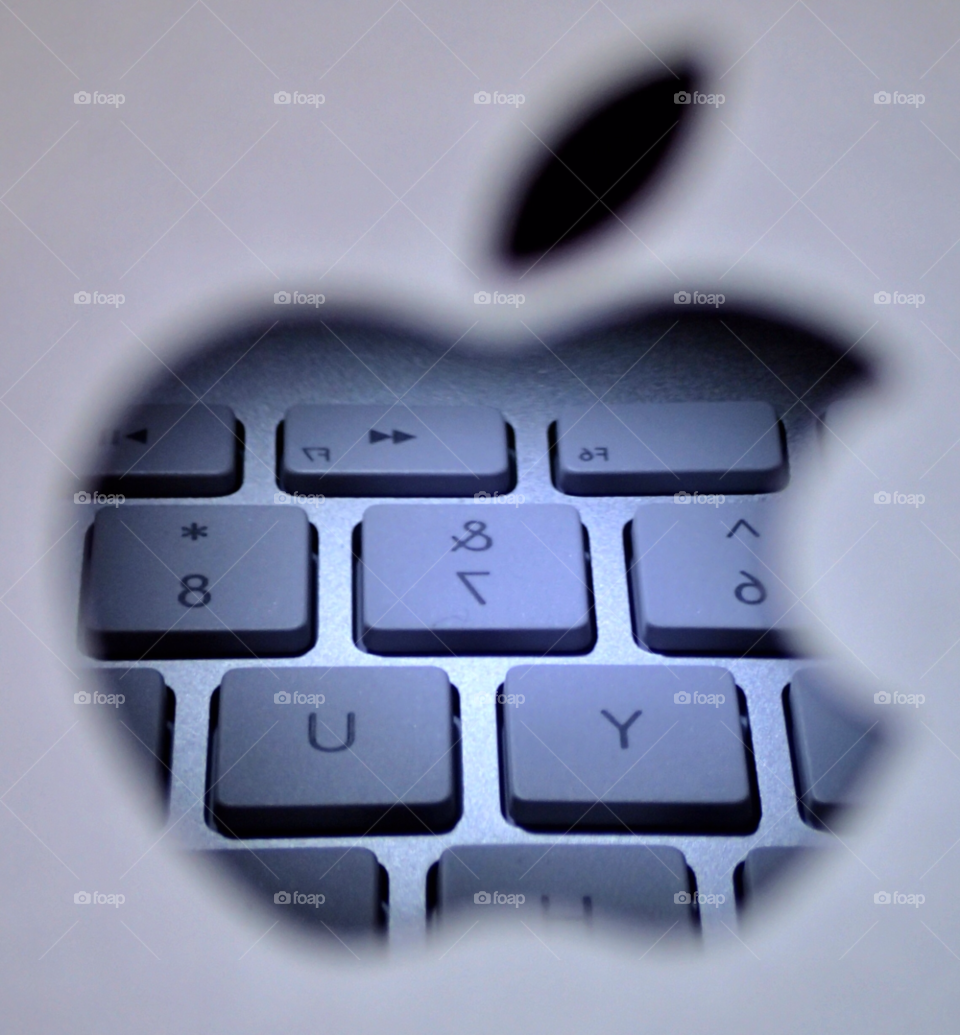 apple reflection keyboard imac by delvec