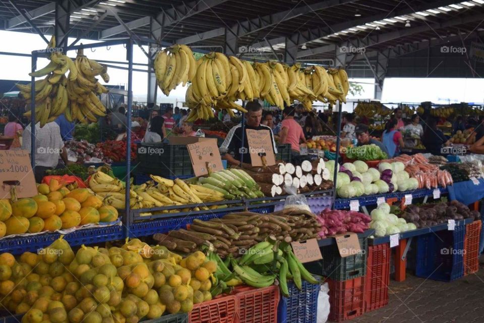 Farmers Market in Alajuela, Costa Rica
