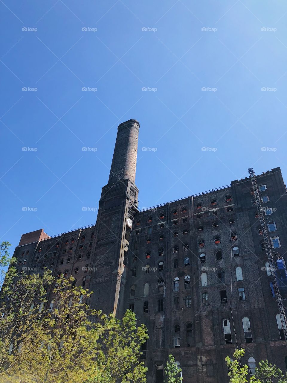 Abandoned factory in Brooklyn 