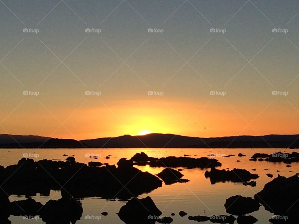 Sunrise on Mono Lake